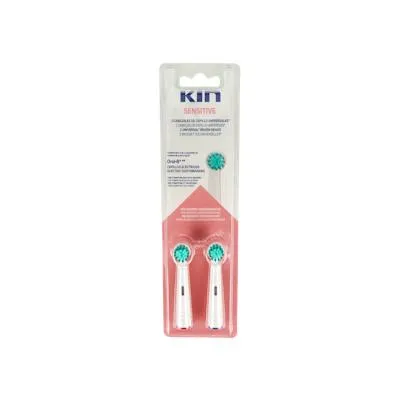 Recambio cepillo elec sensitive 2 uds., Kin