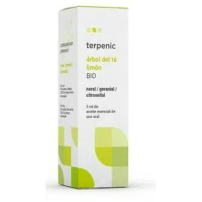 Aceite esencial de árbol del té limón BIO 5 ml, Terpenic