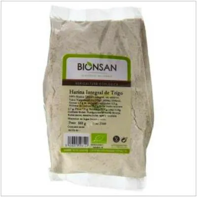 Harina de trigo integral BIO 500 g, Bionsan