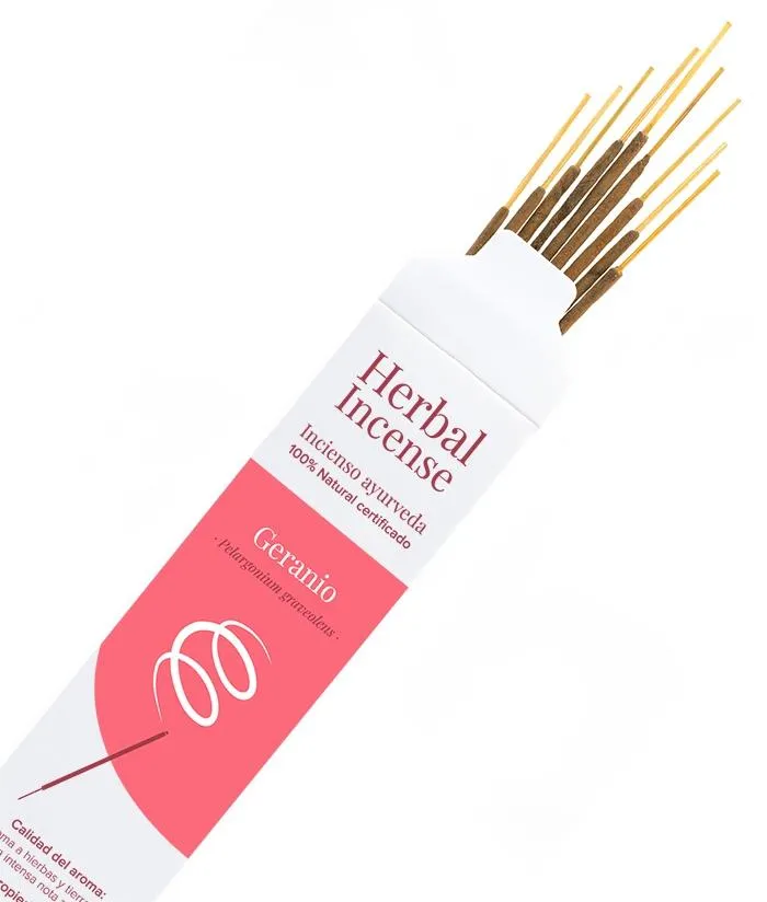 Incienso ayurveda Geranio, Bioaroma