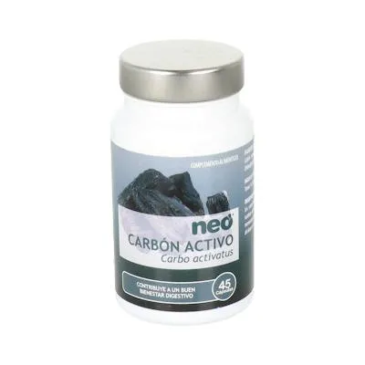 Carbón activo 45 cápsulas, Neo