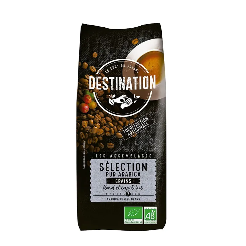 Café arabica grano 1 kilo, Destination