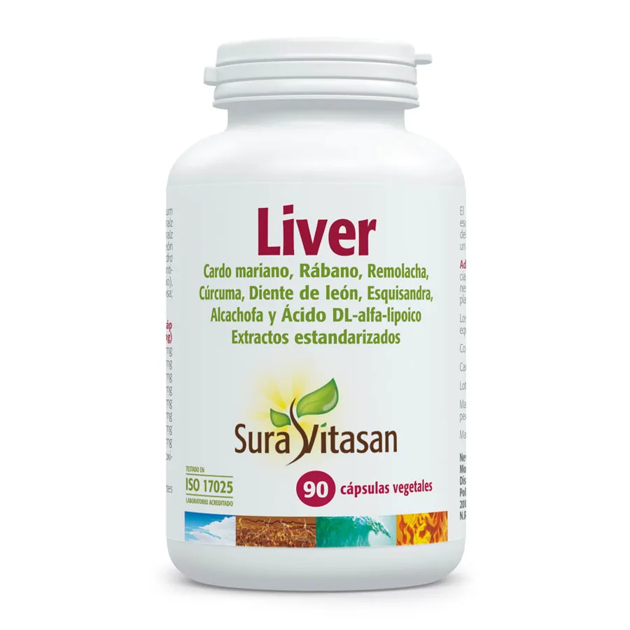 Liver 90 cápsulas, Sura Vitasan
