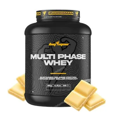 Multiphase whey chocolate blanco 2 kg, Bigman