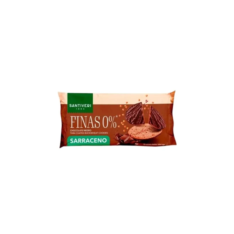 Galletas finas 0% sarraceno choco 90 g, Santiveri