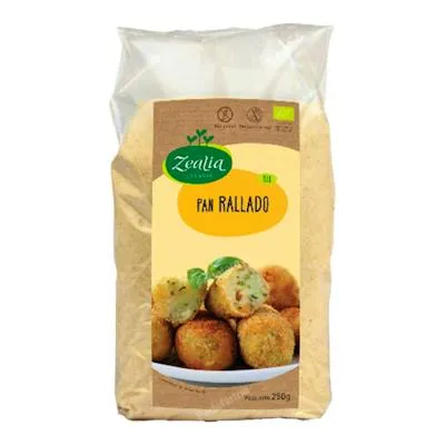 Pan rallado BIO 250 g, Zealia