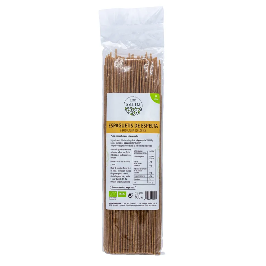 Dinkel-Weizen-Spaghetti BIO 250 g, Ecosalim
