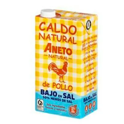 Hühnerbrühe salzarm 1 l, Aneto