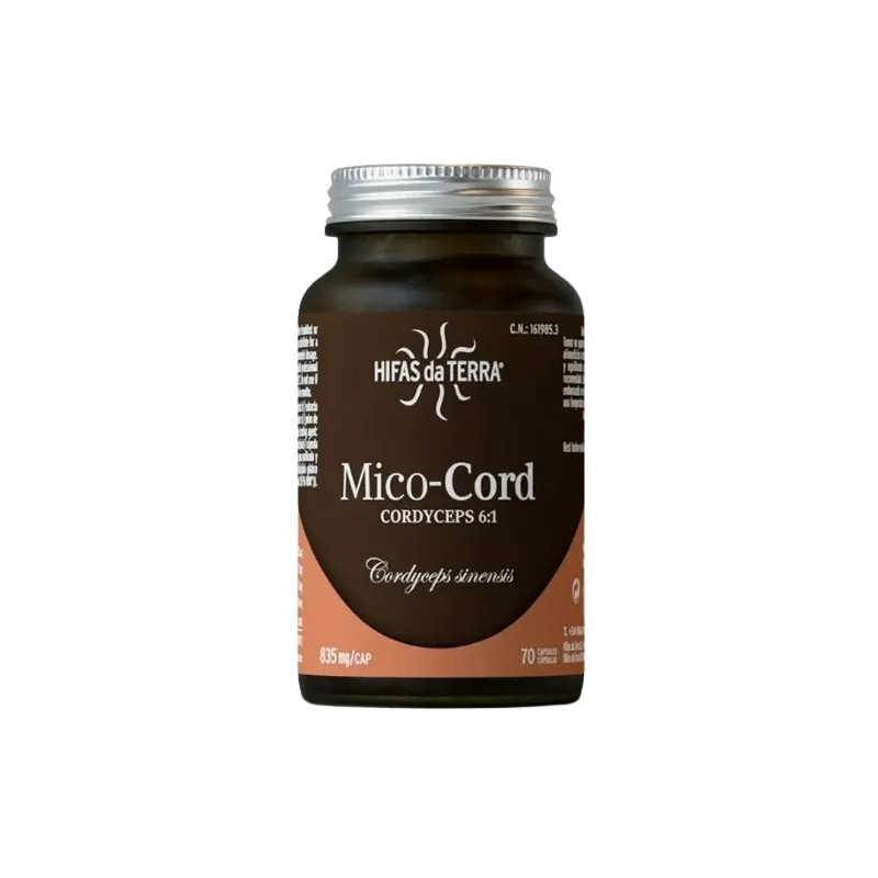 Mico-cord cordyceps vitamina c 70cp, Hifas Da Terra