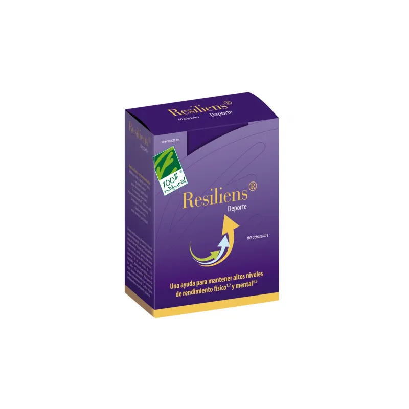 Resiliens deporte 100%natural 60 cápsulas, 100% Natural