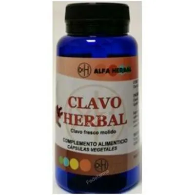 Clavo herbal 100 cápsulas, Alfa Herbal