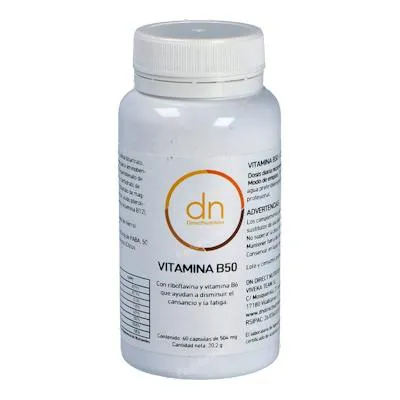 Vitamina B50complex 60 cápsulas vegetales, Direct Nutrition