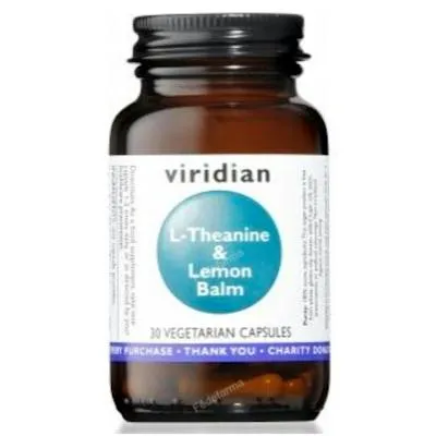 L-teanina - melisa 30 cápsulas vegetales, Viridian