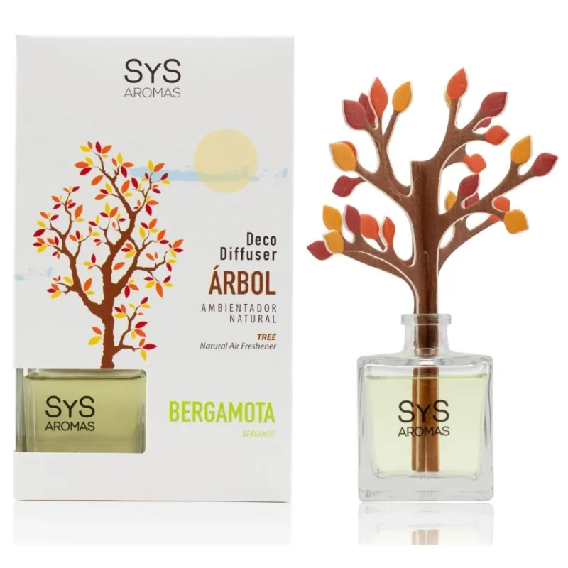 Ambientador difusor árvore bergamota 90 ml, Sys