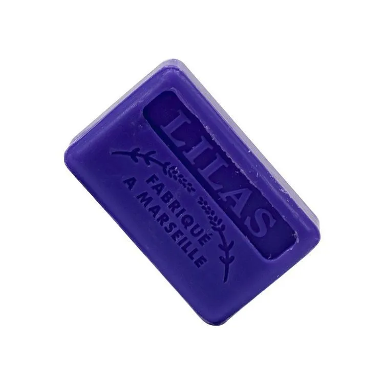 Savon de Marseille aux Lilas 4 uds., La Savonnerie Marseillaise
