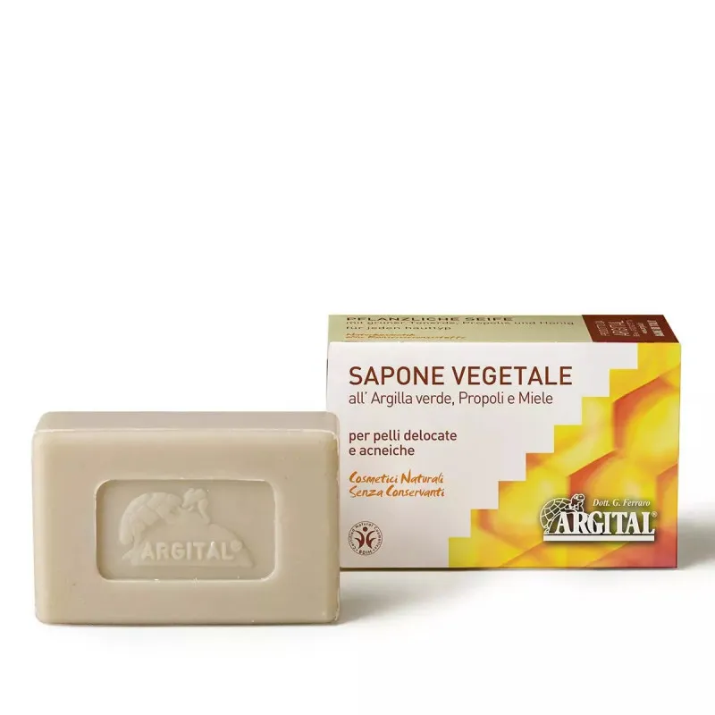 Jabón arcilla verde propóleo miel 100 g, Argital