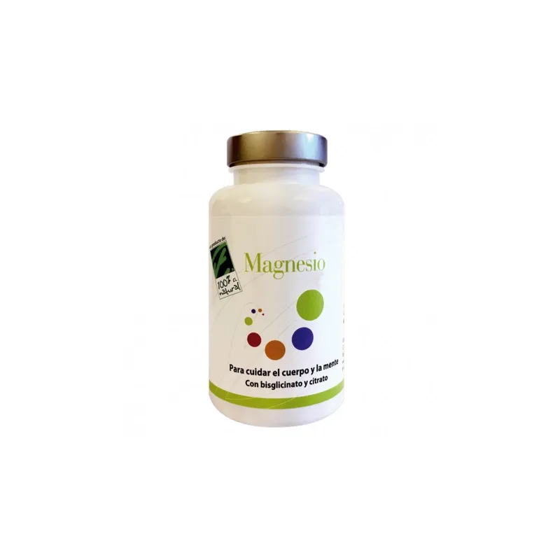 Magnesio 100%natural 180 cápsulas, 100% Natural