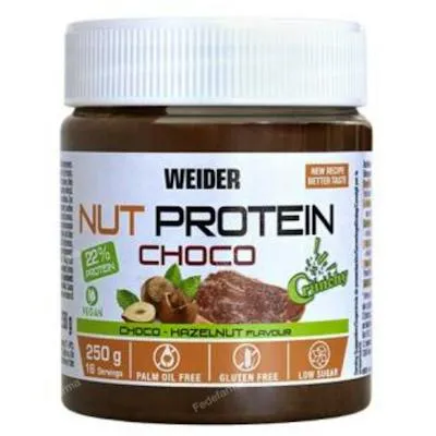 Nut protein crema de chocolate crunchy 250 g, Weider
