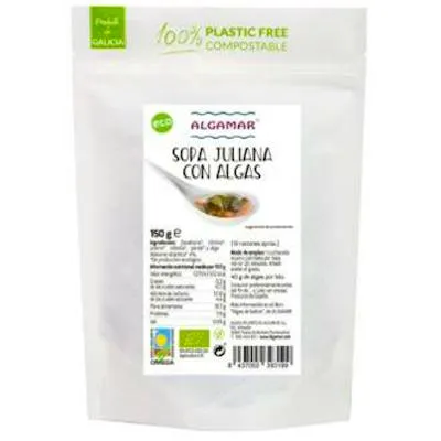 Algensuppe Julienne mit Algen BIO 150 g, Algamar