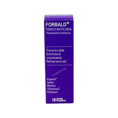 Forbald tónico anticaída gotas 40 ml, Interpharma