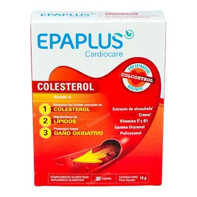 Epaplus cardio colesterol 30 cápsulas, Epa Plus