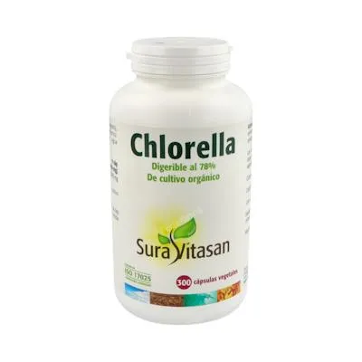 Chlorella 300 cápsulas, Sura Vitasan
