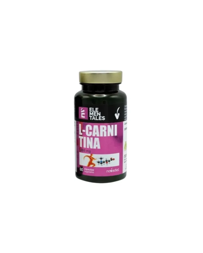 L-carnitina elementales 60 cápsulas, Novadiet