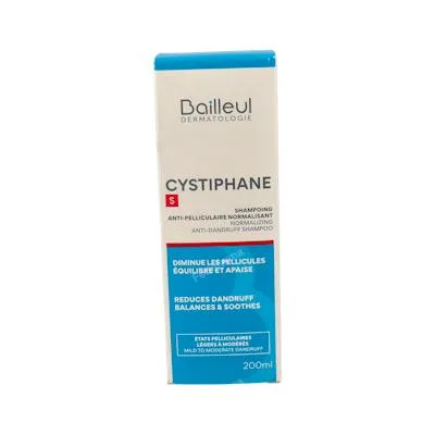 Cystiphane shampooing antipelliculaire doux 200 ml, Biorga