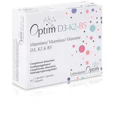 Optim D3-K2-B5 45 cápsulas, Optim Laboratoire