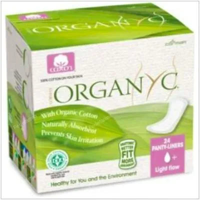 Organyc Pocket Panty Liners, 24 pcs