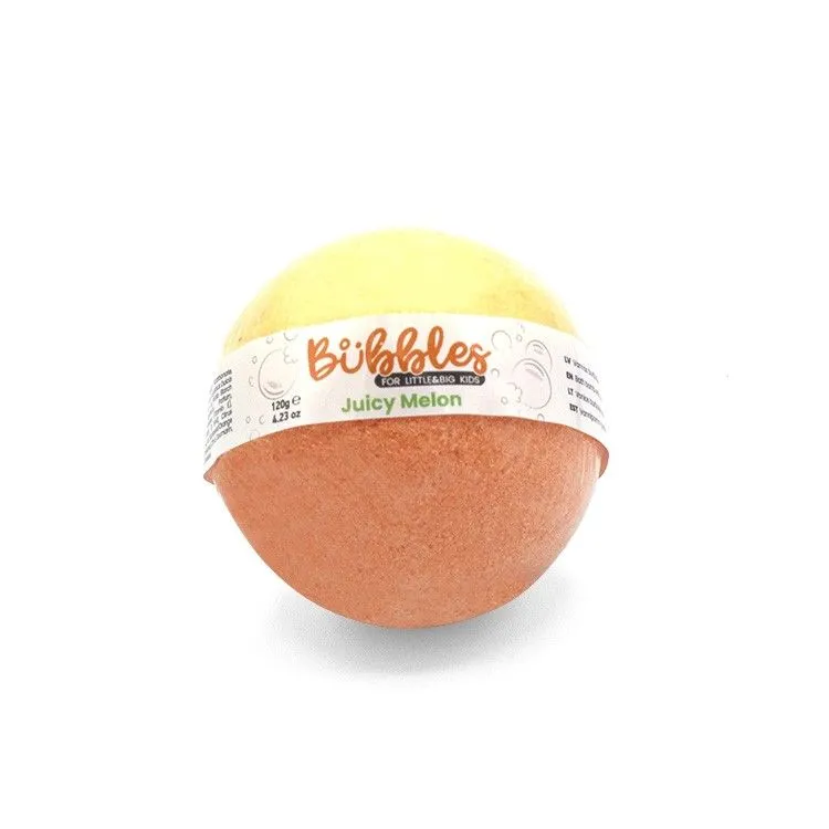 Bomba espumosa de baño Juicy Melón, Bubbles Natural Soap