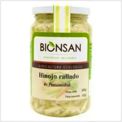 Hinojo rallado de proximidad BIO 345 g, Bionsan