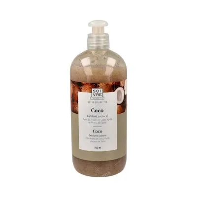 Gel baño exfoliante coco 500 ml, Soivre