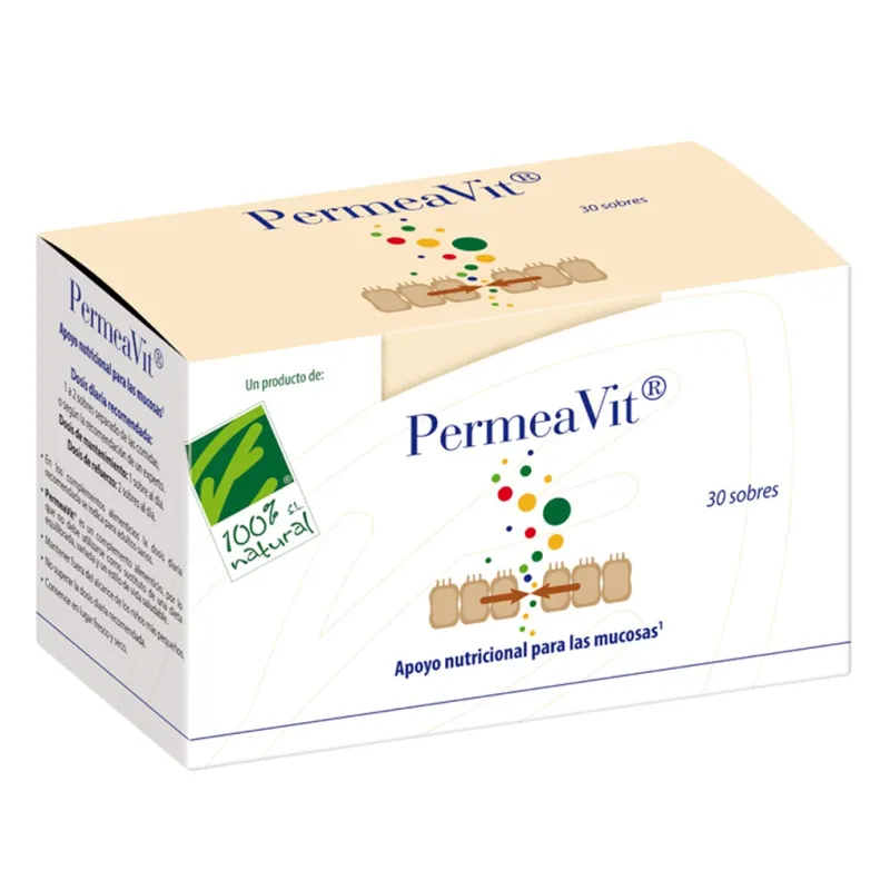 Permeavit 100%natural 30 sobres, 100% Natural