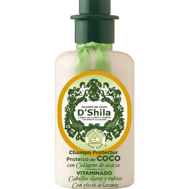 Coconut shampoo for light/blonde hair dShila 300ml, Shila