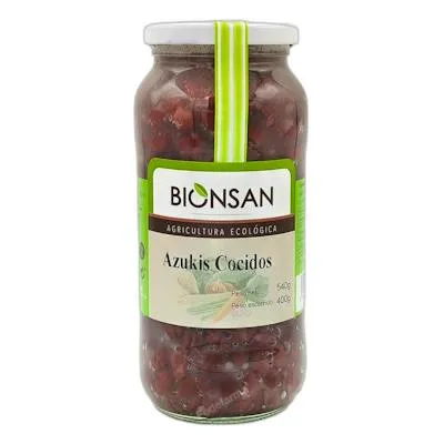 Azukis cocidos BIO 400 g, Bionsan