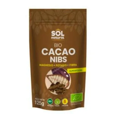 Cacao nibs BIO 125 g, Solnatural