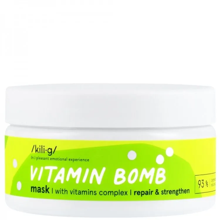 Máscara fortalecedora do cabelo Vitamin Bomb, Kilig