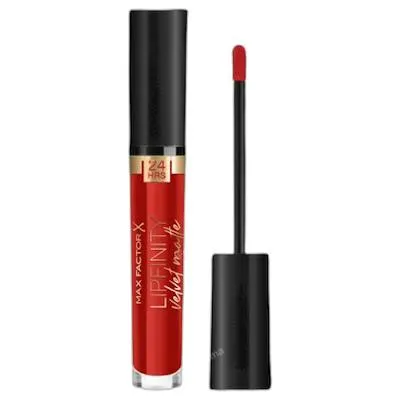Rossetto liquido lipfinity velvet matte 025RED luxury 35 ml, Max Factor