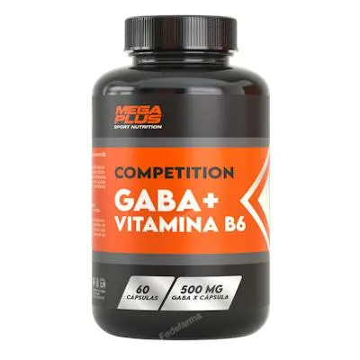 Gaba + vitamina B6 competition 60 cápsulas, Mega Plus