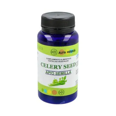 Celery seed apio semilla 100 cápsulas, Alfa Herbal