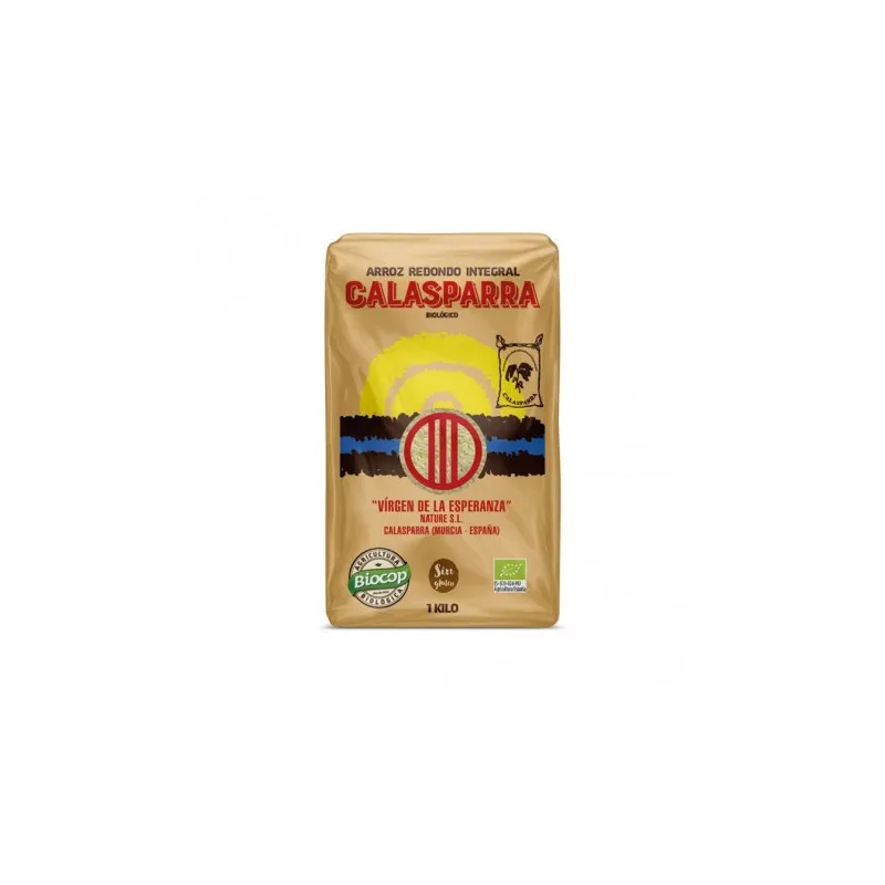 Arroz calasparra integral 1 kg, Biocop