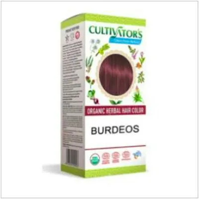 Burdeos tinte orgánico ecocert 100 g, Cultivators