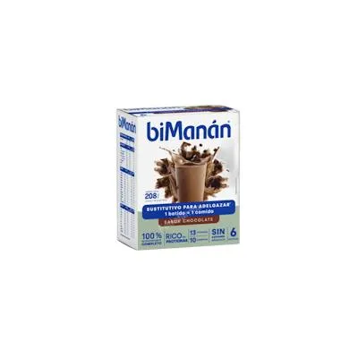 Beslim batido chocolate 6 sobres, Bimanan