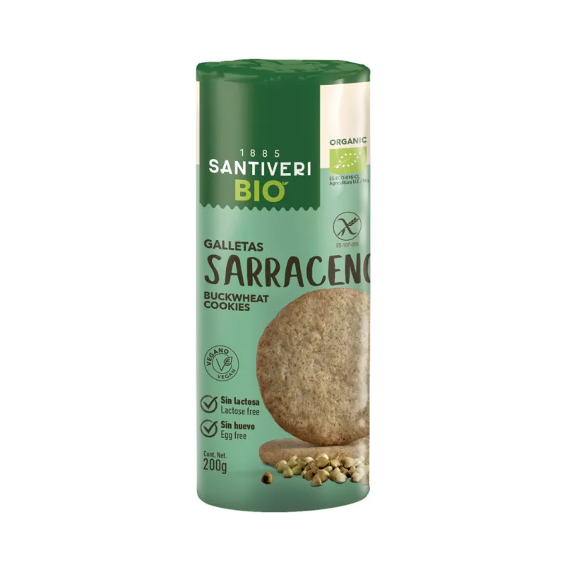 Galletas sarraceno BIO 200 g, Santiveri