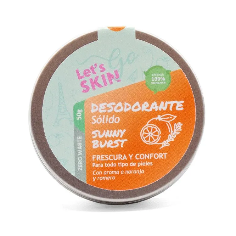 Desodorante en crema Sunny Burst, Let's Go Skin