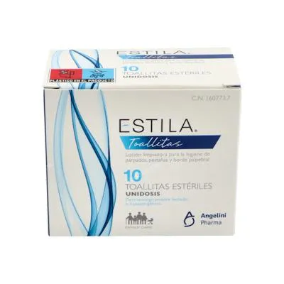 Hig parpados/pestañas/palpebral 10toallitas, Estila