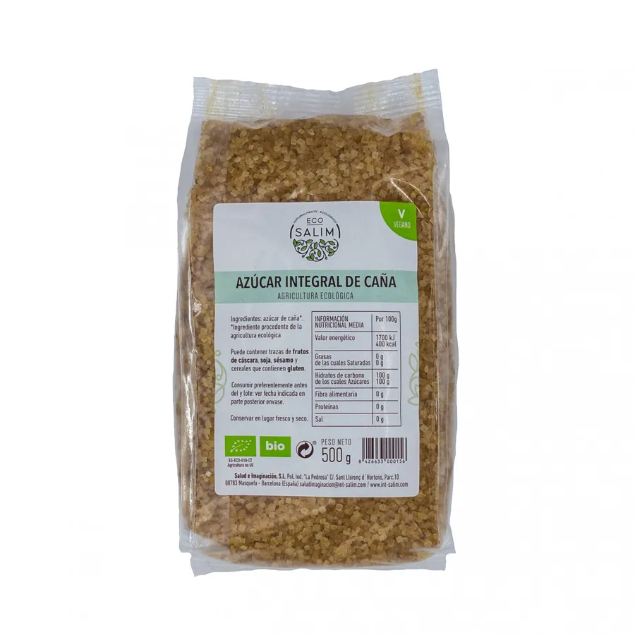 Azúcar Integral de Caña BIO 1 kg, Ecosalim