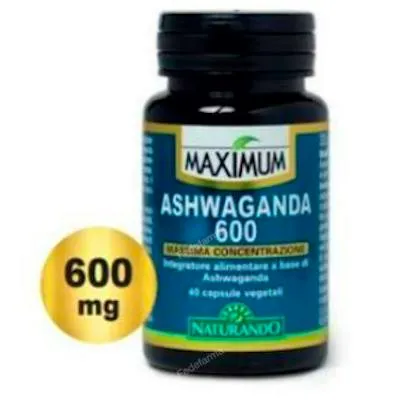 Maximum ashwagandha 600 40 comprimidos, Naturando