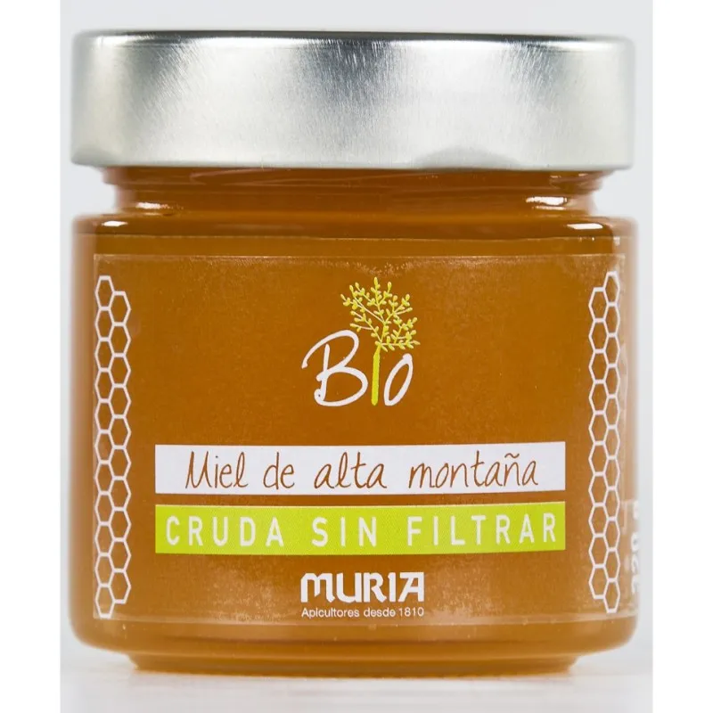 Miel montaña cristalizada BIO 320 g, Muria